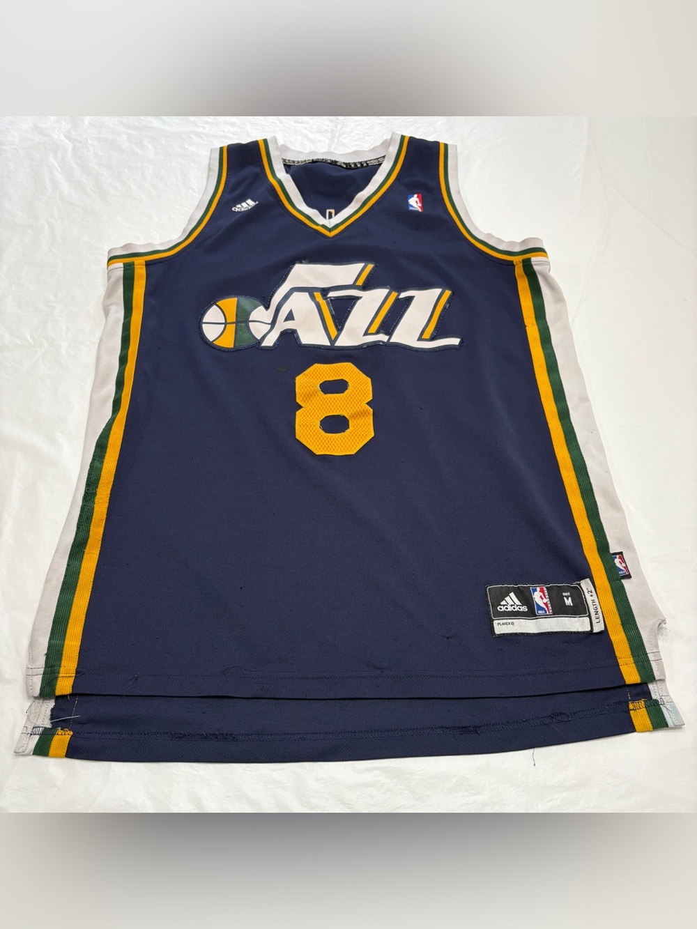 Adidas Utah Jazz Deron Williams #8 Jersey Mens Medium Length +2